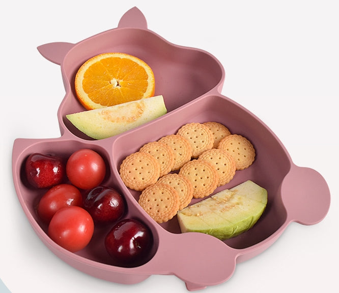 Lightly-shop™ silicone baby feeding set - Squirrel 9 in 1