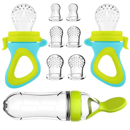 Lightly-shop™ Baby Spoon Bottle Feeder Cup Silicone Newborn Baby Pacifier